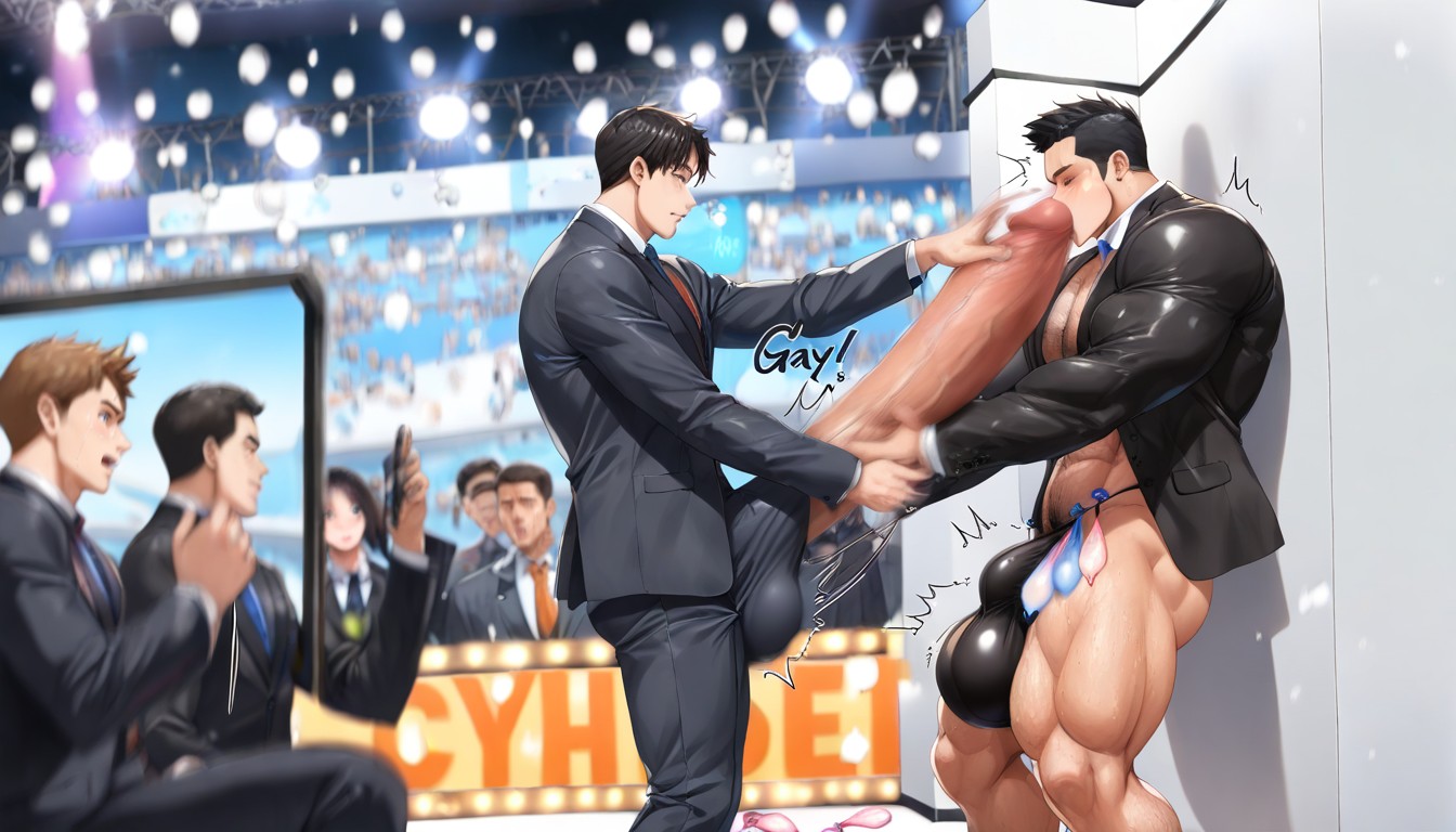 Correct Anatomy, Standing, Detailed Porno gay IA