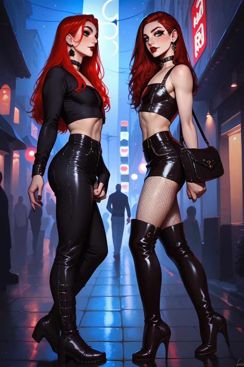 Pvc Long-sleeved Crop Top, Snatched Waist, Pulpy Lips AI同性戀黃片