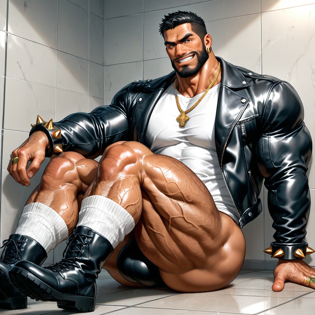 Detailed Muscles, Masculine, Military Boots Porno IA Gay