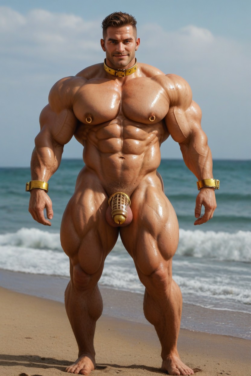 Cum Leaking Cock Tip, Giant Tall Male Bodybuilder, Well Defined Legs AI同性戀黃片
