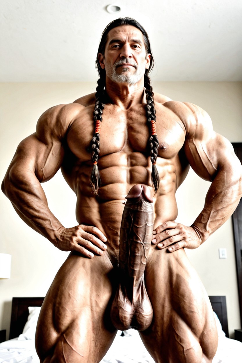 Huge Biceps, 腰に手を当てる, Hands On Hips ゲイAIポルノ
