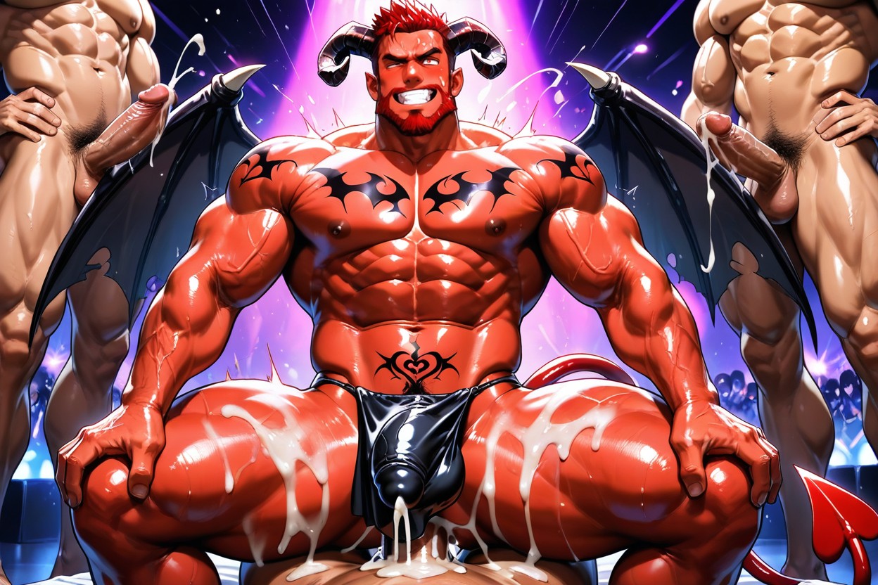 Beard, Man Muscle, + AI Gay Porn
