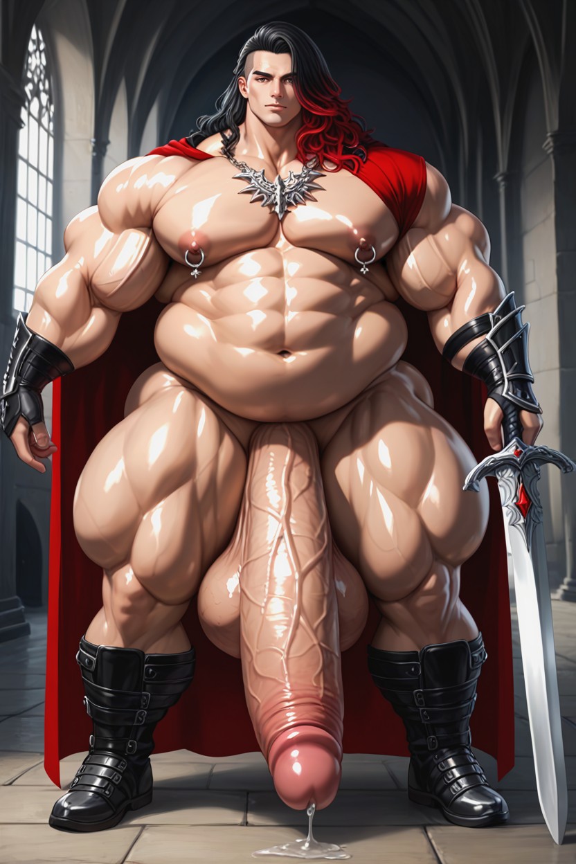 Realistic Render, Hyper Pecs, ロングコック ゲイAIポルノ