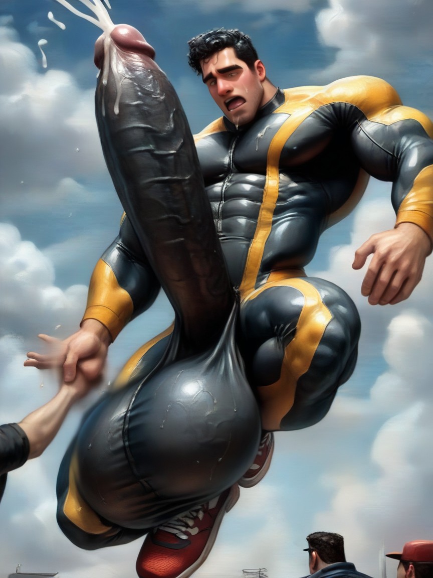 Gigantic Uncut Hyper Penis, Basejumping, High Altitude Porno IA Gay