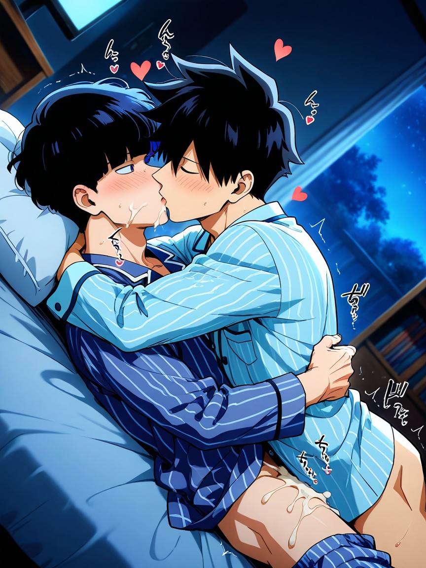 Kageyama Ritsu From Mobpsycho, Clothed, Upper Body AI同性戀黃片