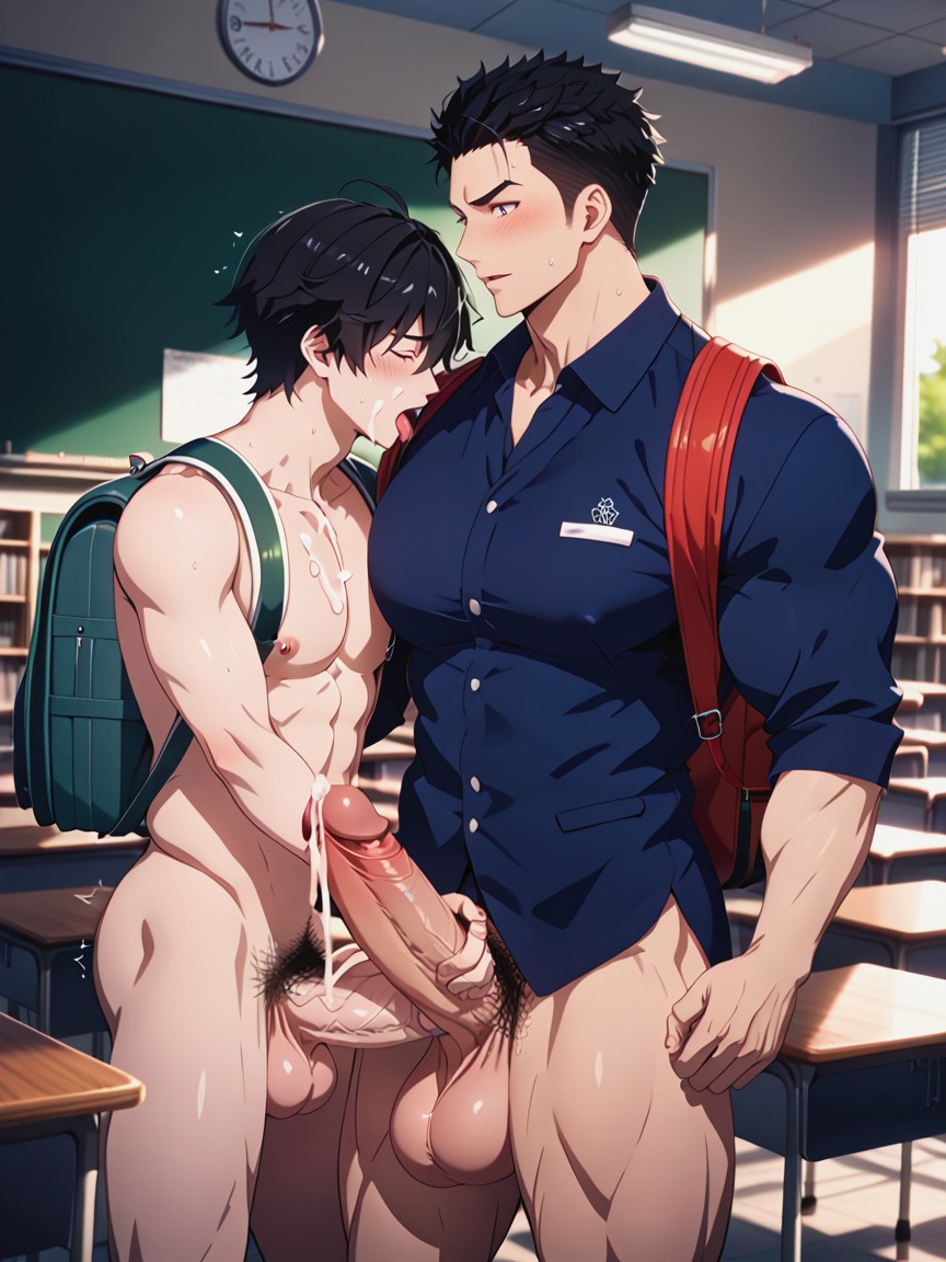 Cum, Clear Lines, Men Watching AI同性戀黃片