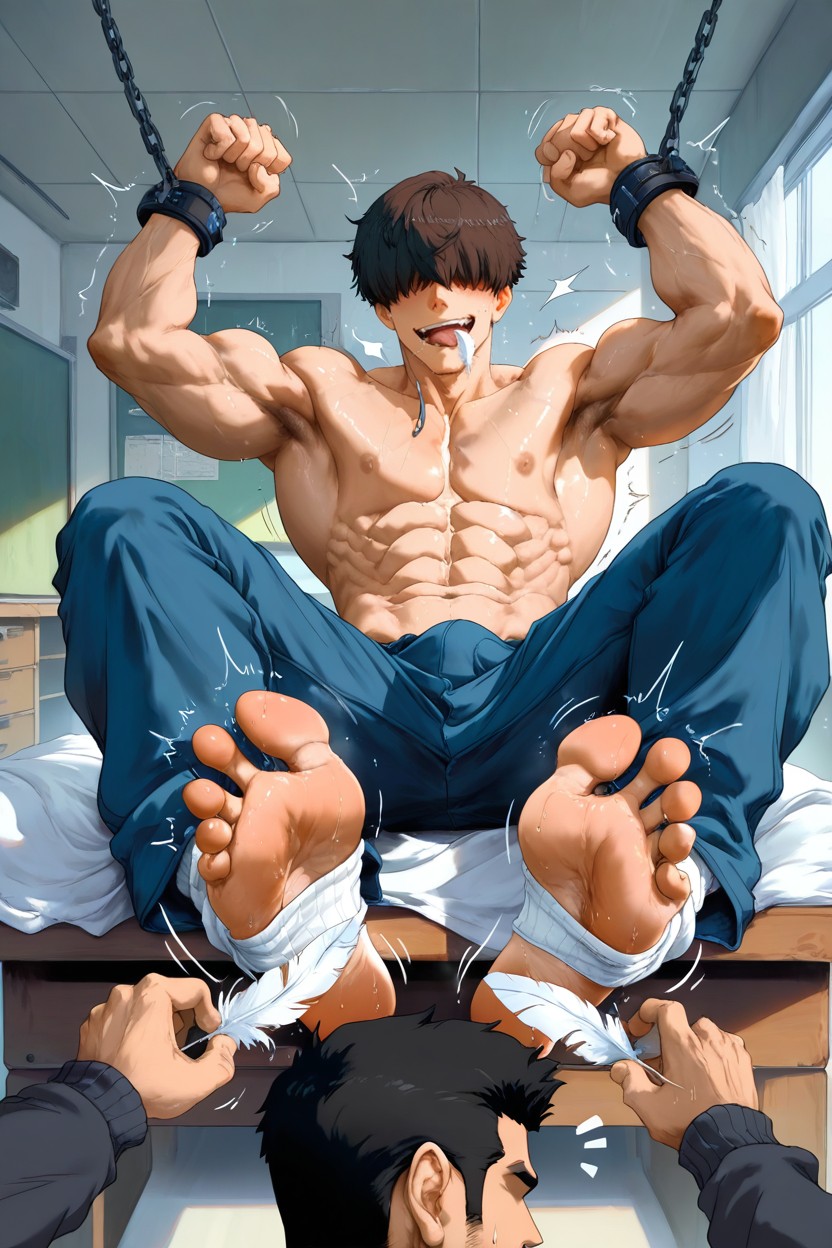 Masculine, 18+, Detailed Scene AI Gay Porn