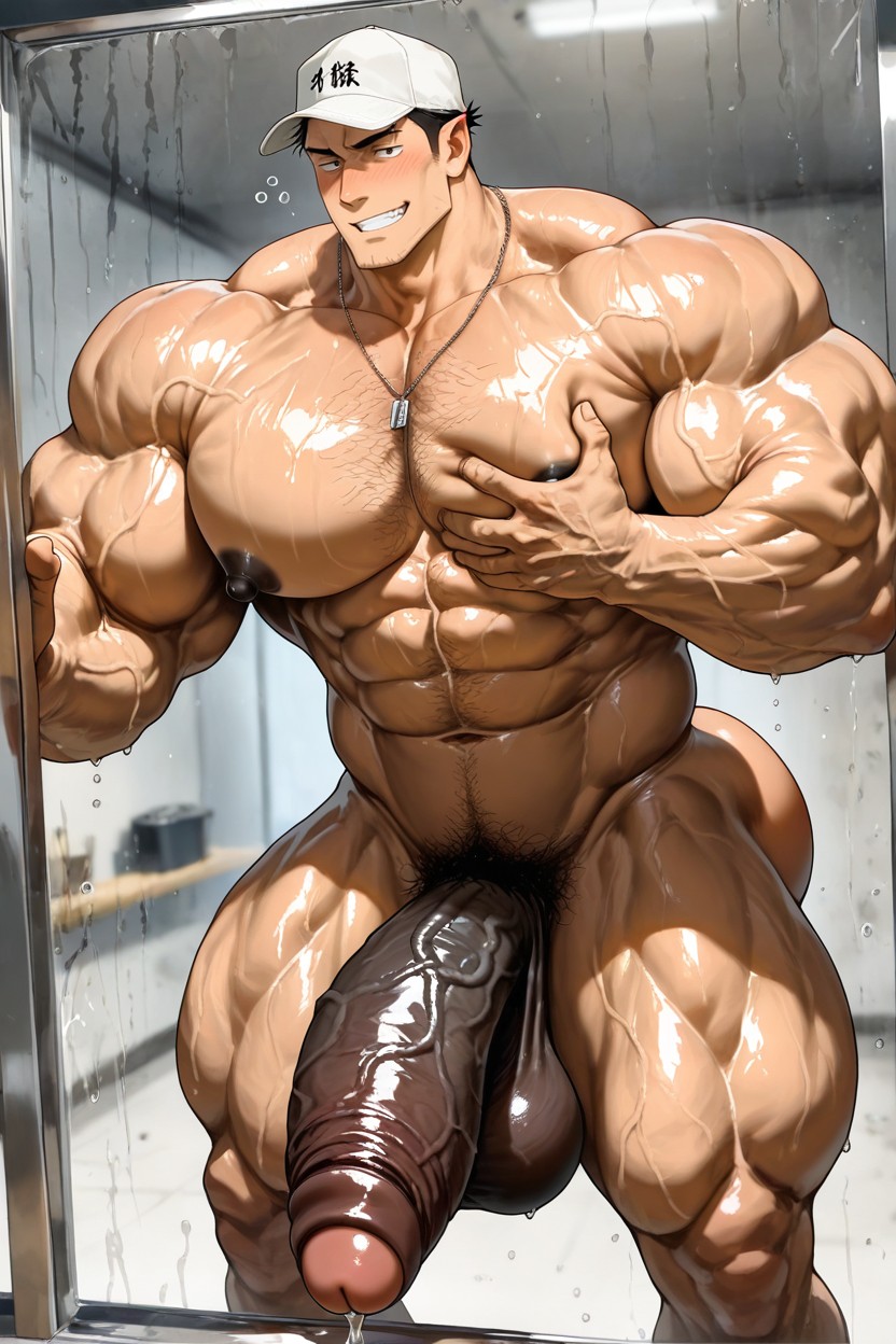 Pointy Ears, Powerful Thick Thighs, Gigantic Long Penis Pornografia gay com IA