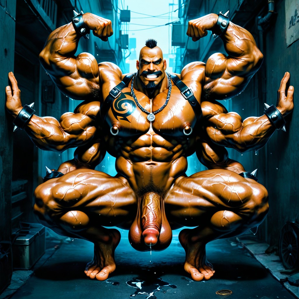 On Tiptoes, Penis Ring, Cleft Chin Porno IA Gay