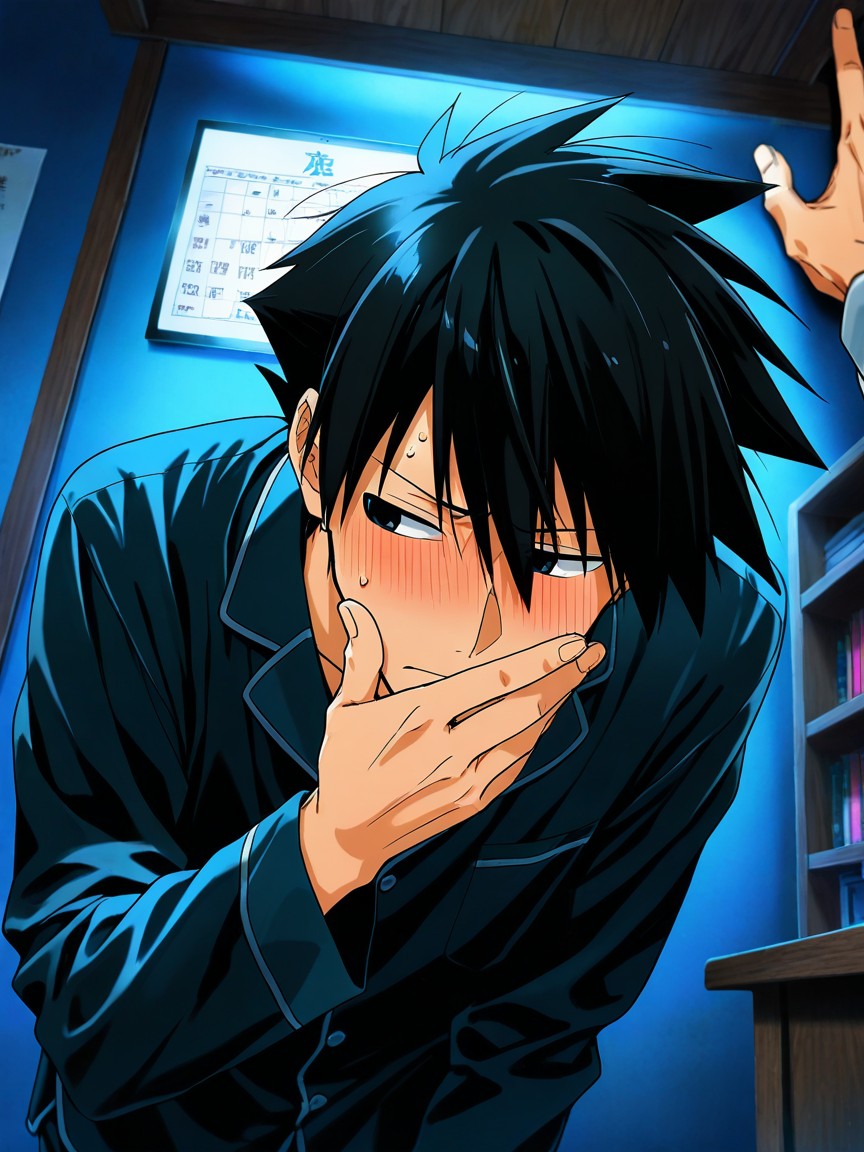 Kabedon, Male Only, Fully Frontal Pose AI同性戀黃片