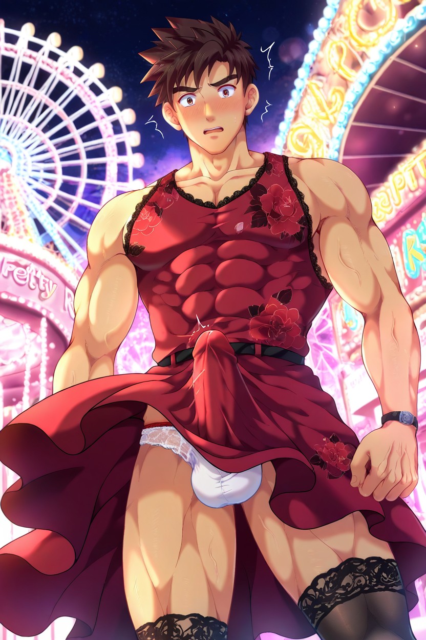 Big Balls, Surprised, Frill And Lace Porno IA Gay