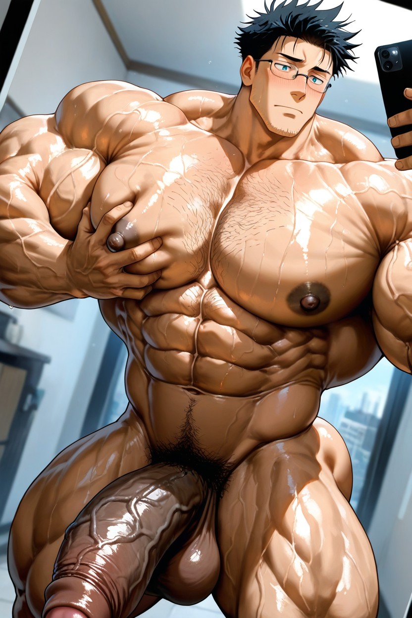Selfie, Pubic Hair, Deeply Etched Blocky Abs Porno gay IA