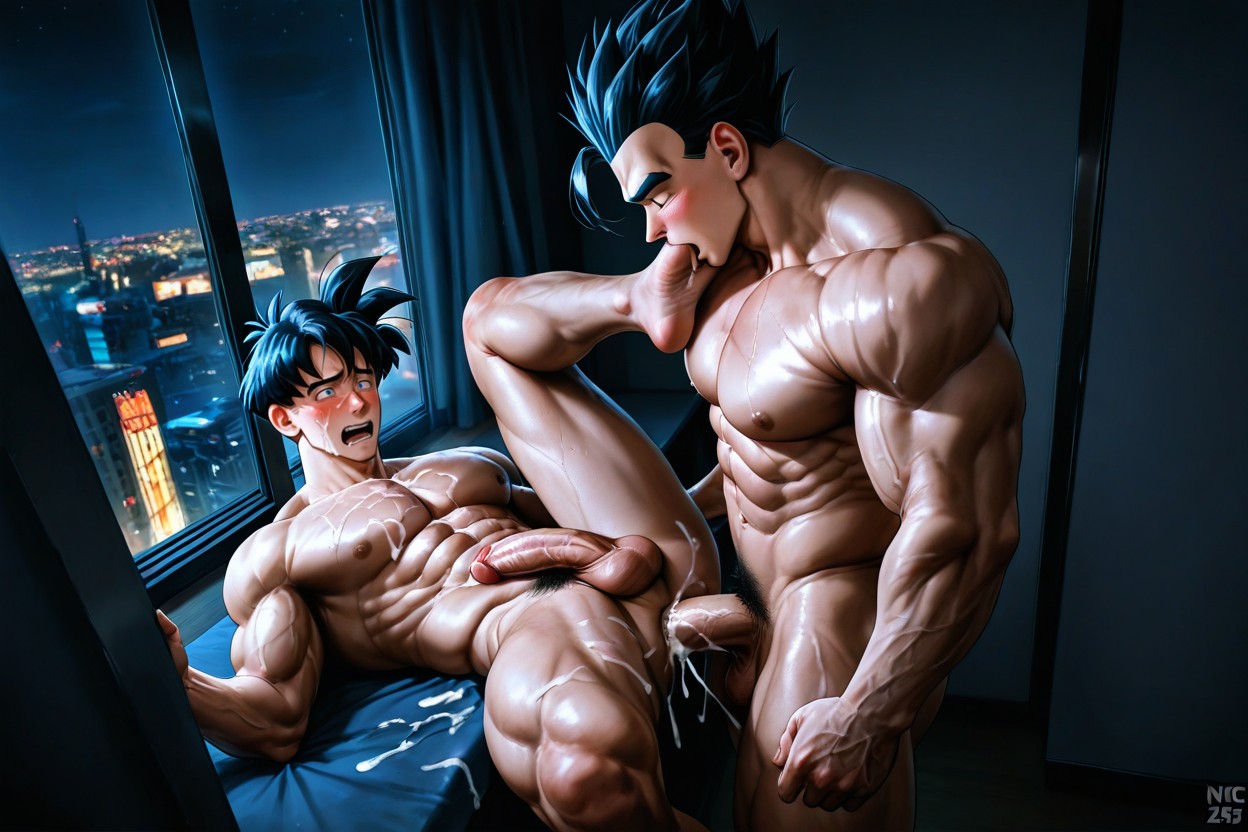 25+, Muscular Man Fucking Ultimate Gohan, Big Chest AI同性恋黄片
