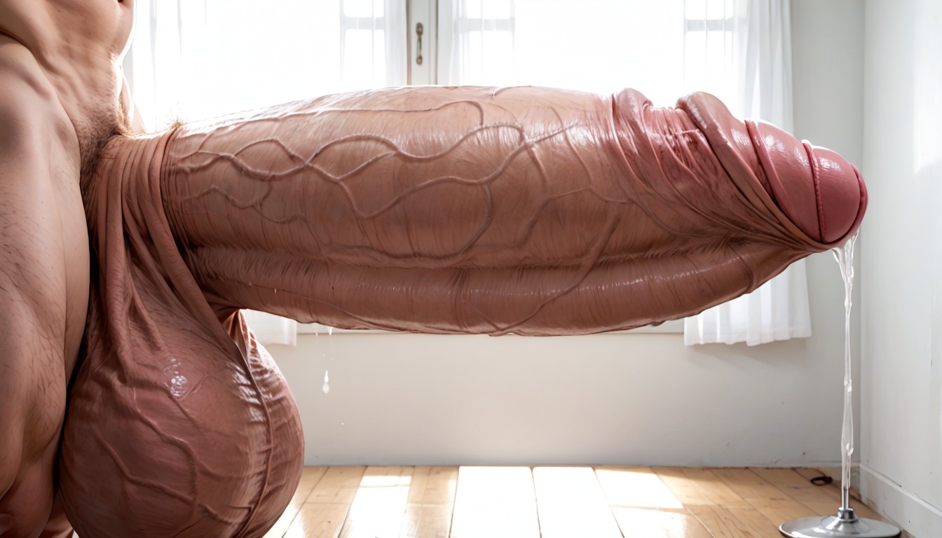 Gigantic Glans, Hyper Foreskin, Gigantic Balls AI Gay Porn