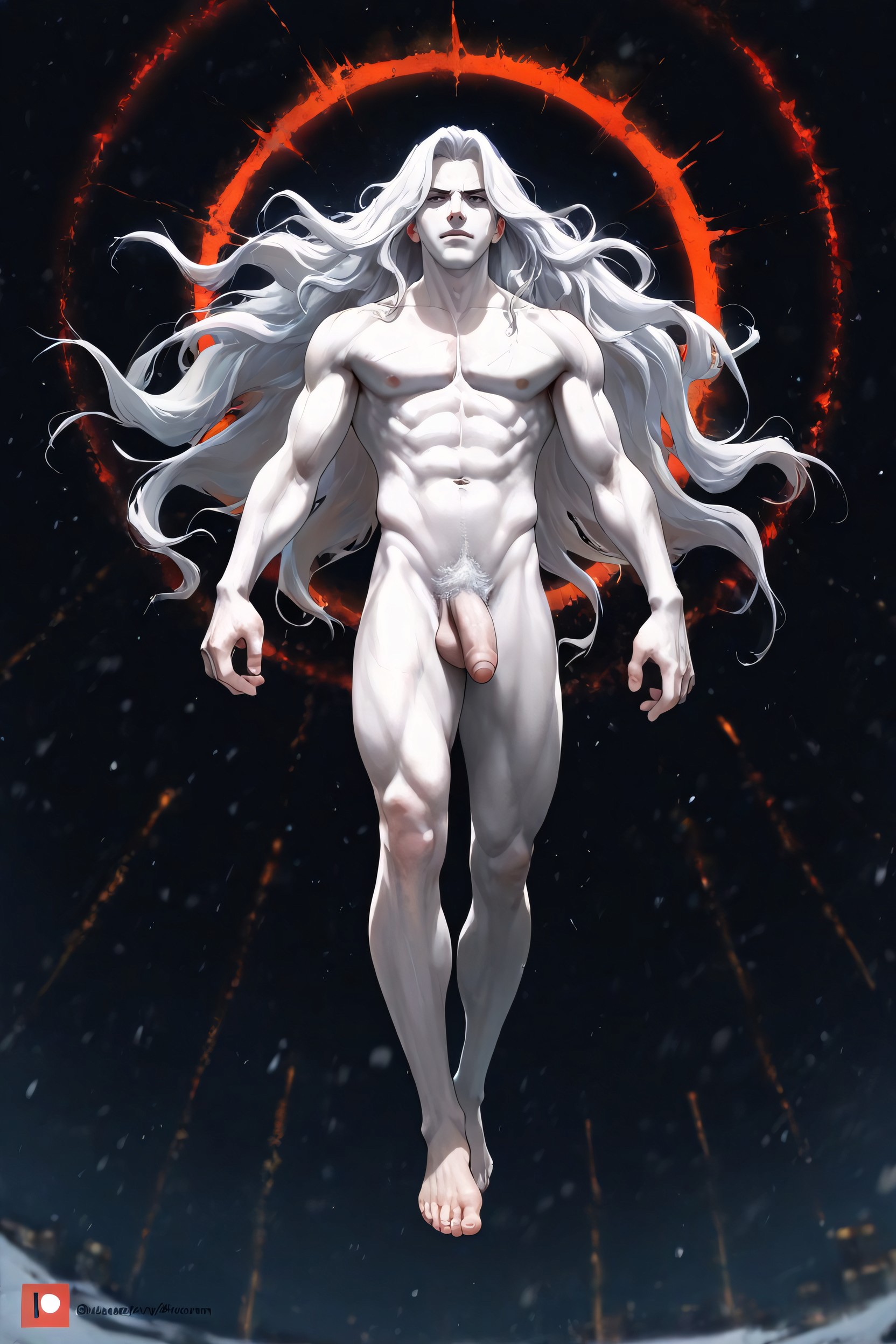 Kau From Togainu No Chi, Realistic, Goth AI Gay Porn