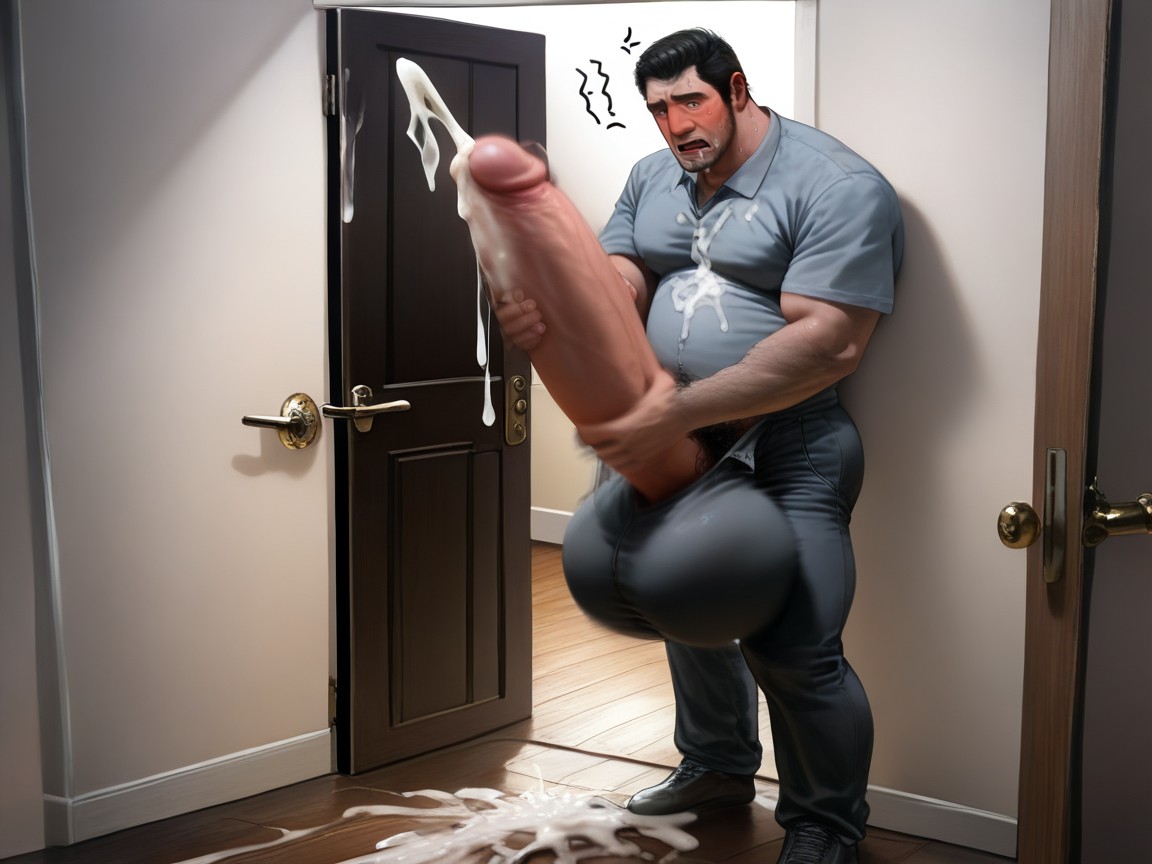 Bara Manga Style, Uncensored, At Modern Home AI Gay Porn