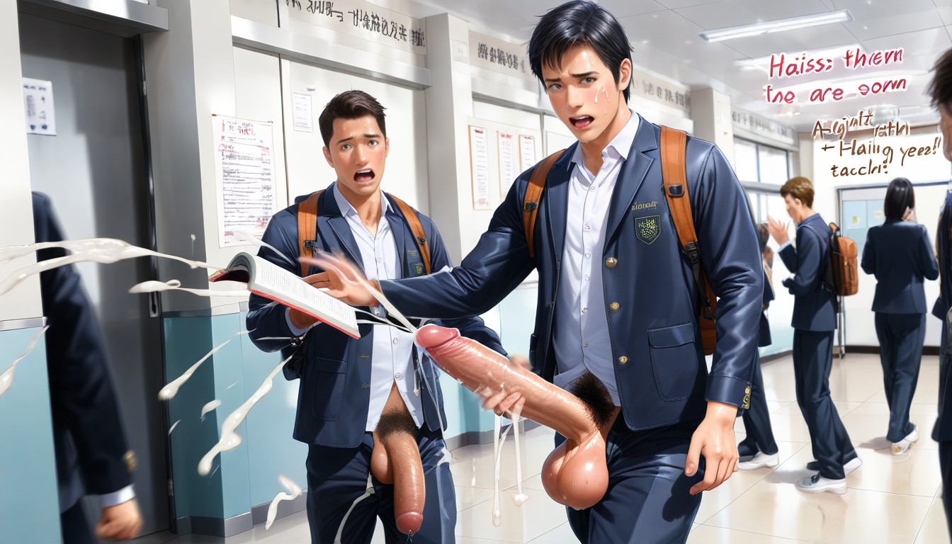 Helping Hand, Sunny, Clear Lines AI Gay Porn