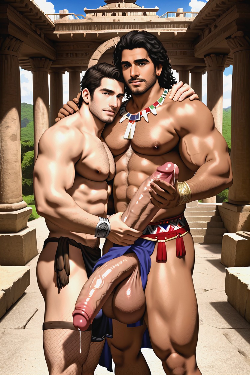 Precum Leak Through Fabric, Giant Erect Bulge, Rubbing Face Or Body Against Cock Or Bulge Or Balls AI Gay Porn