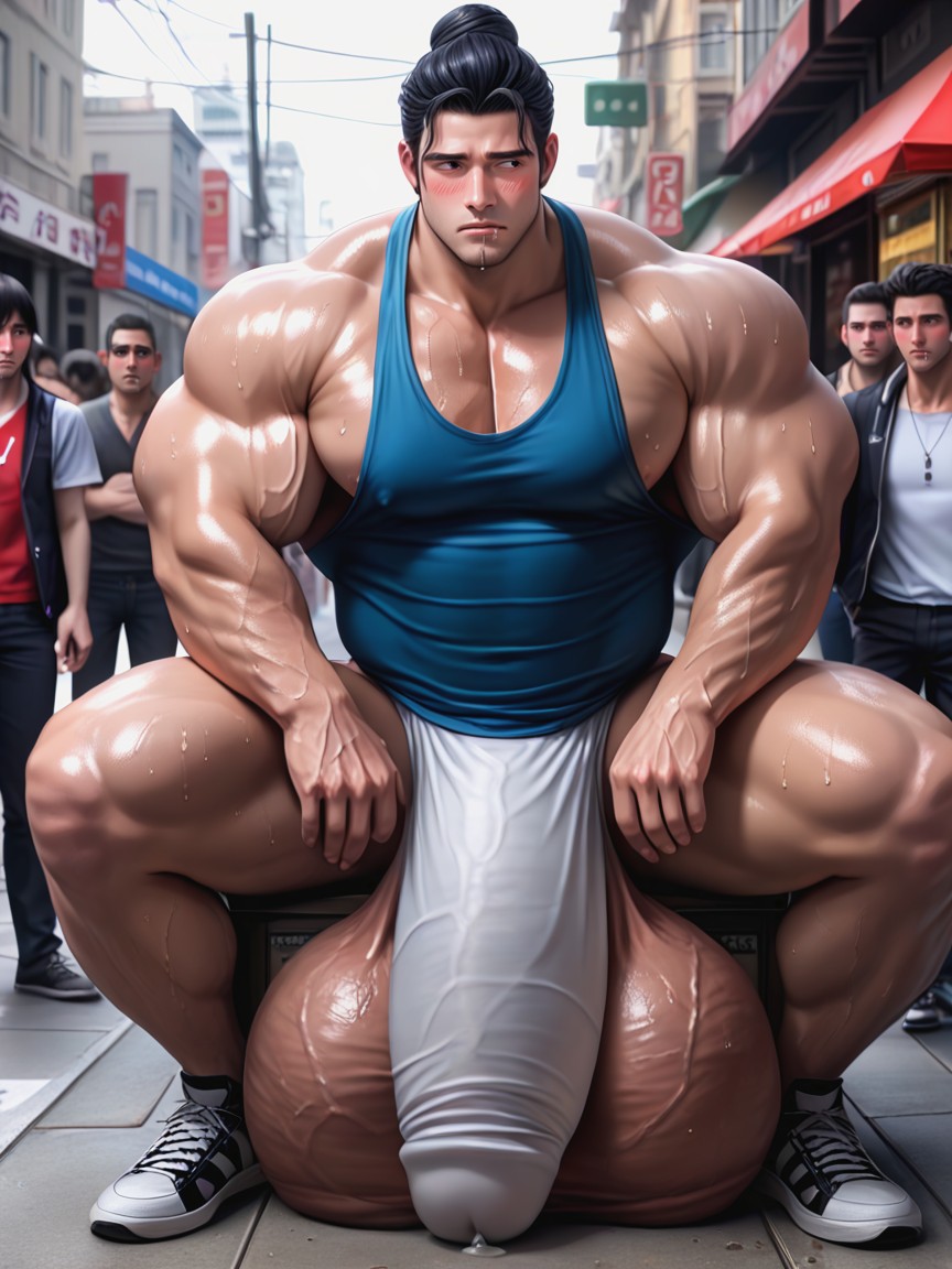Harem Of Men, Looking Away, Gay AI Gay Porn