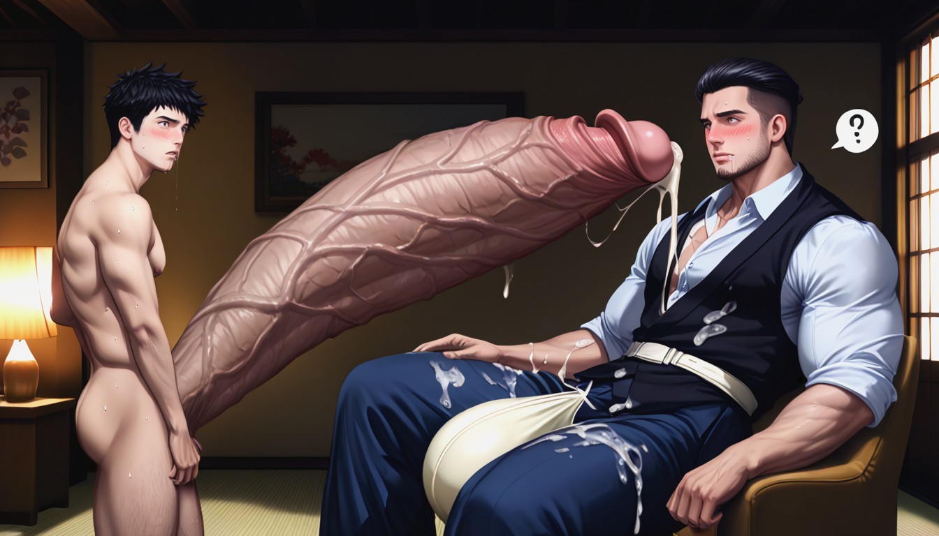 Gigantic Growing Cock, All Male Face, Blushing Porno gay IA