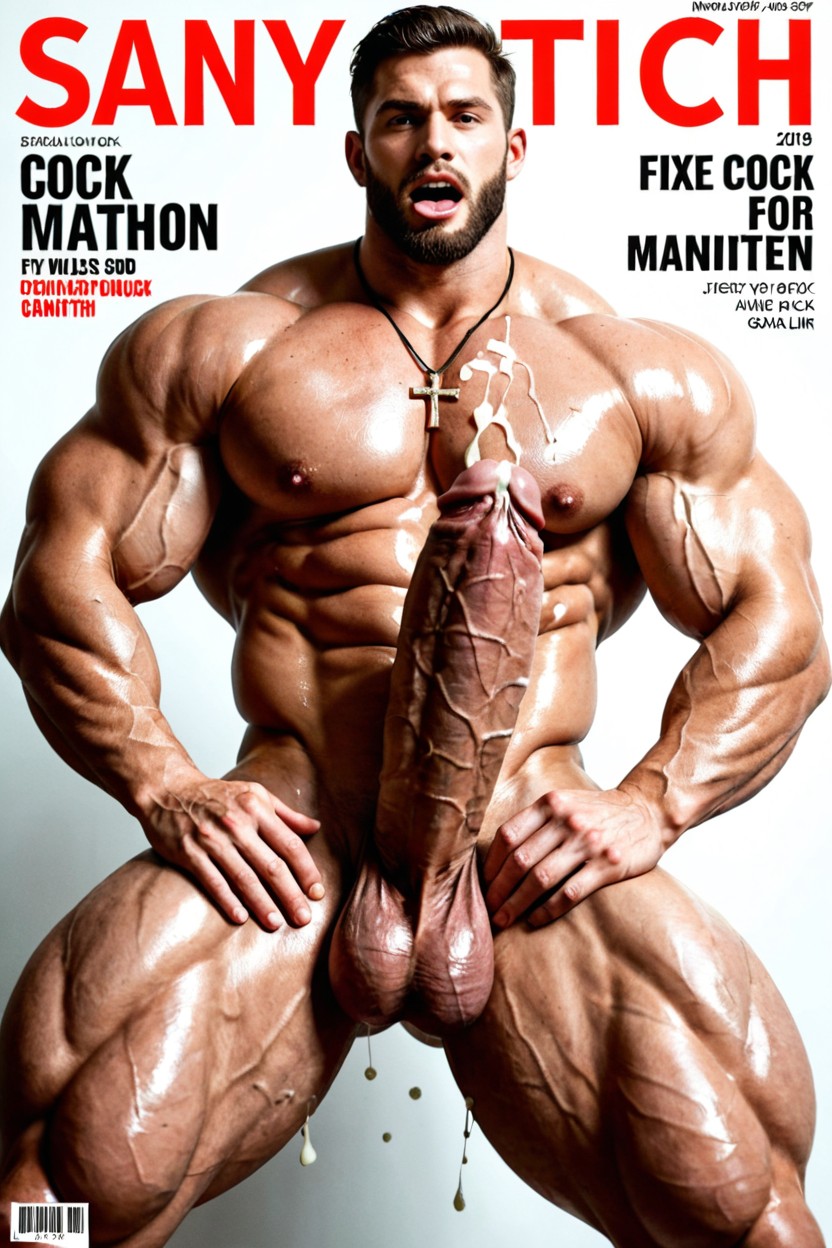 Male Only, Long Legs, Girthy Cock AI Gay Porn