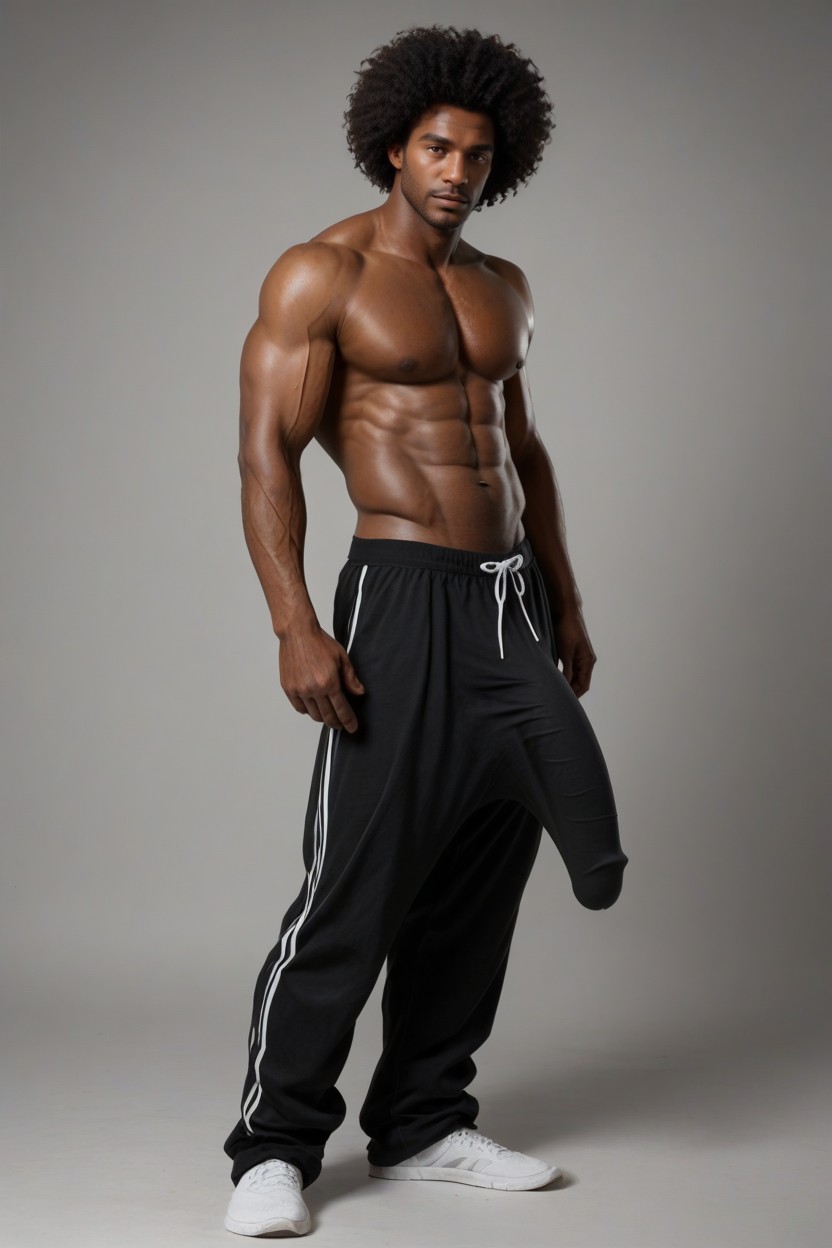 1 Person, Full Body Shot Head To Foot Shot, Loose Fit Clothing AI Gay Porn