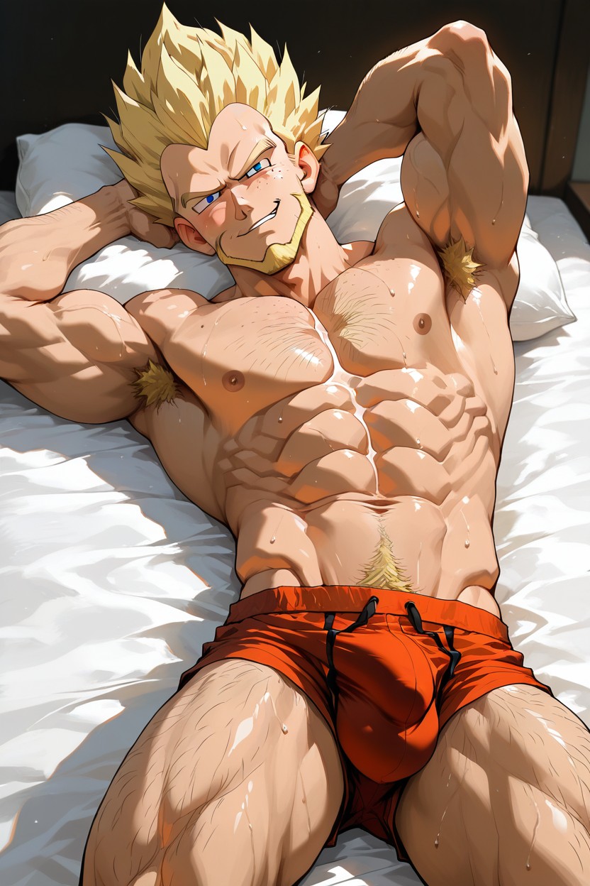 Boyish, Solo, Smirk Face AI Gay Porn