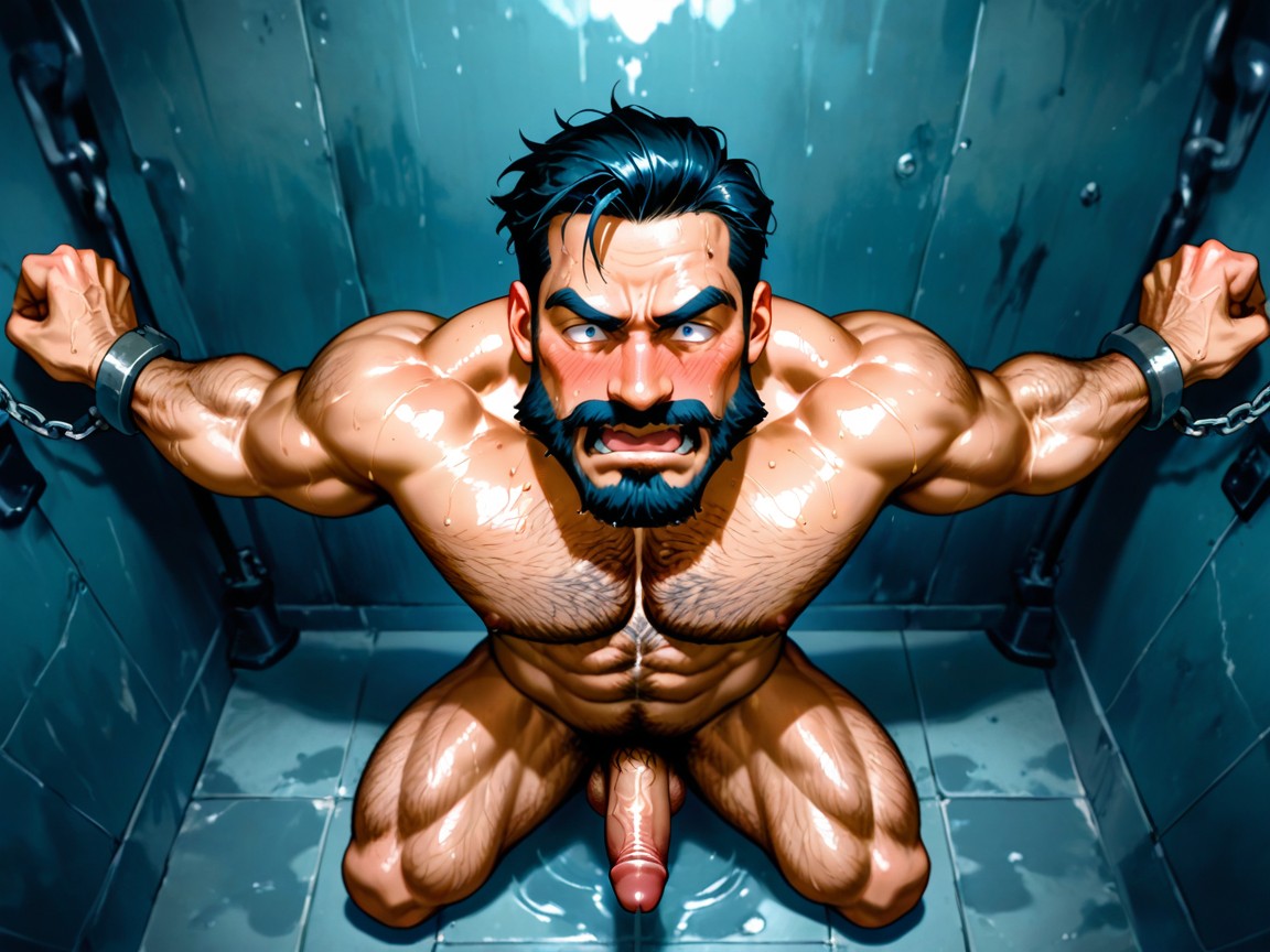 Hairy Thighshairy Pits, Mustache, Beard AI Gay Porn