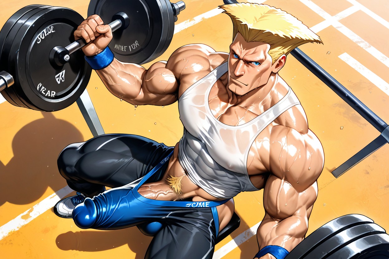 Tan Skin, Jock, Handsome AI Gay Porn