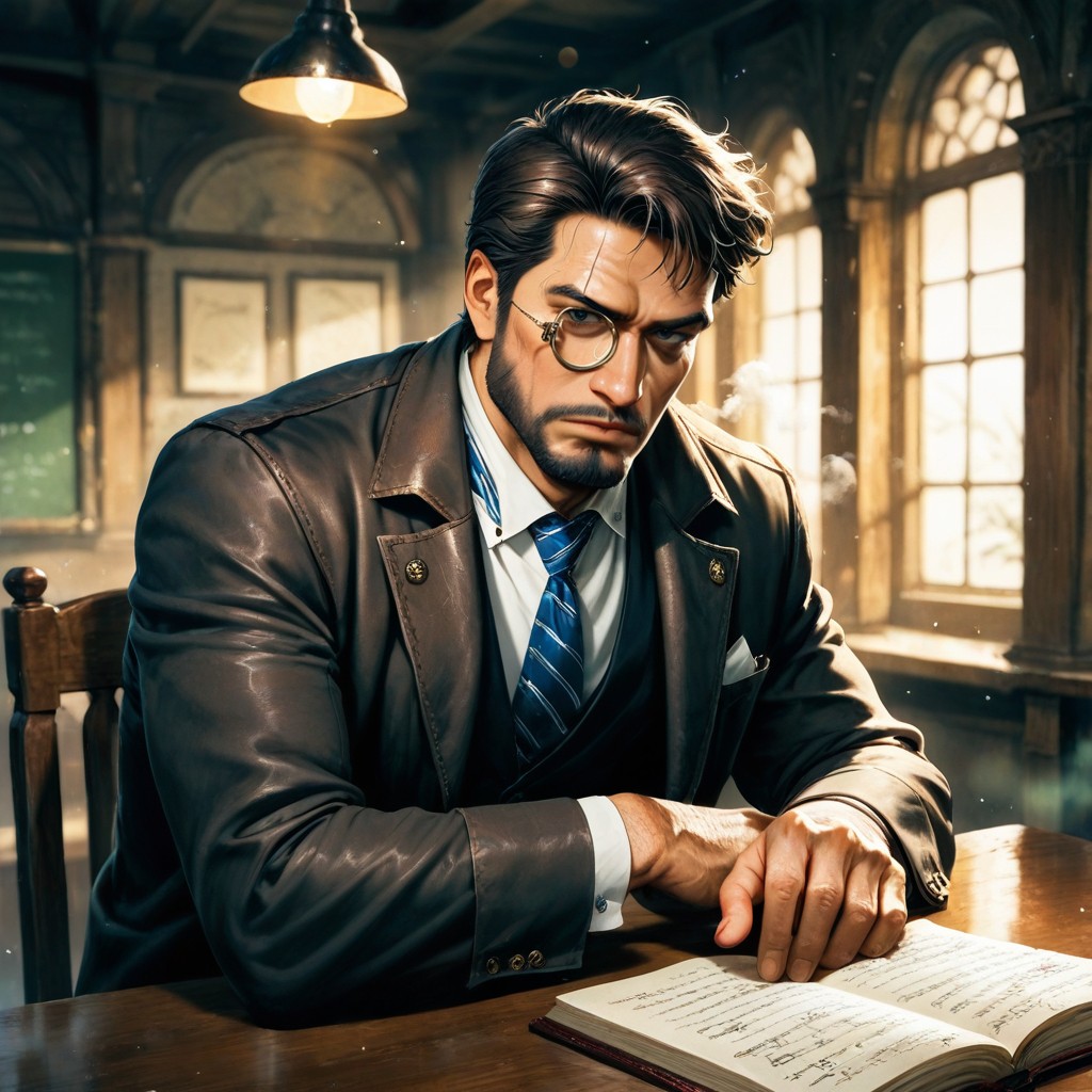 A Handsome Man, Volumetric Lighting, In Formal Suit S Porno gay IA