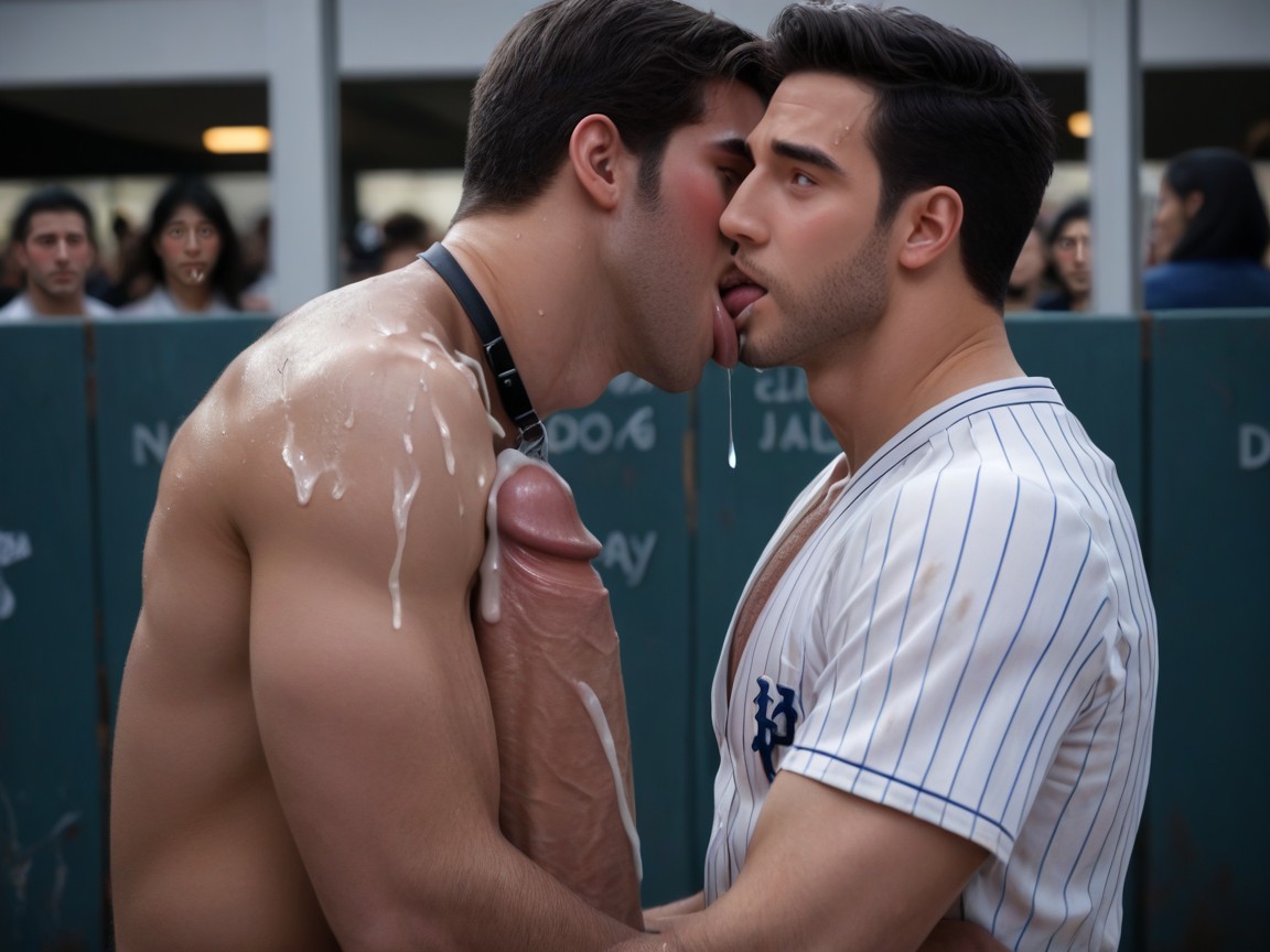 Caliente, Cum Sprays Everywhere, All Characters Are Male Men Porno gay IA
