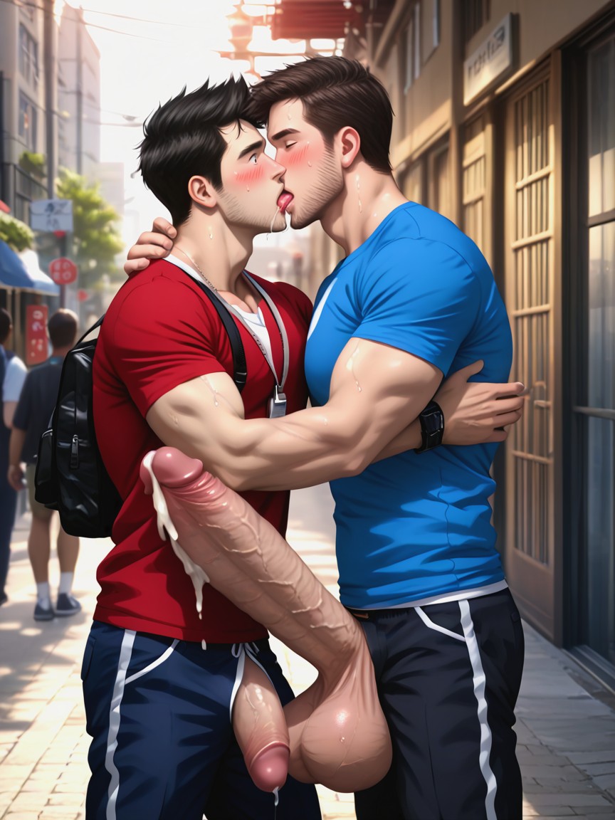 Realism, All Male Body, Photorealistic AI Gay Porn