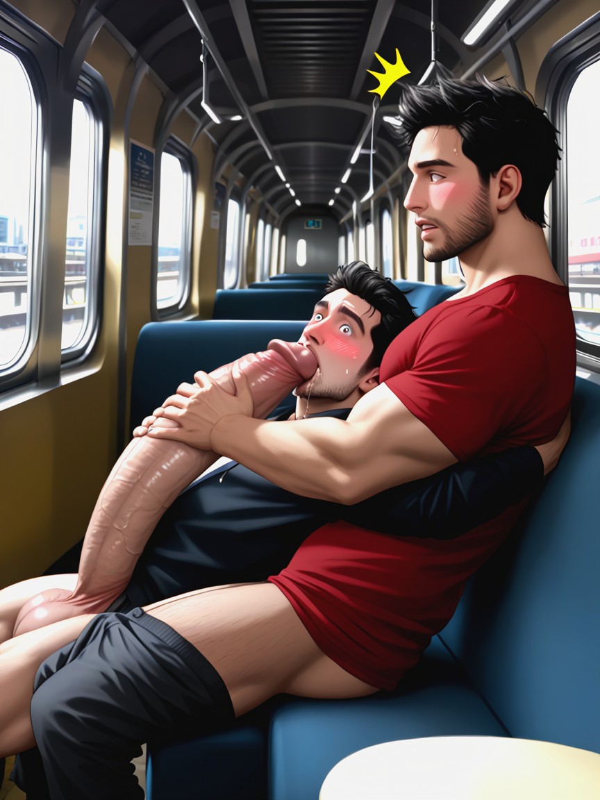 Gay, All Male Face, Nobody Is Around Porno gay IA