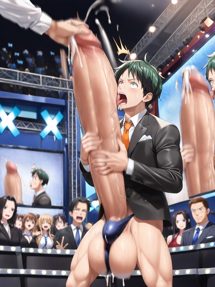 Embarassed, Surprised At Cock, Suits Porno gay IA