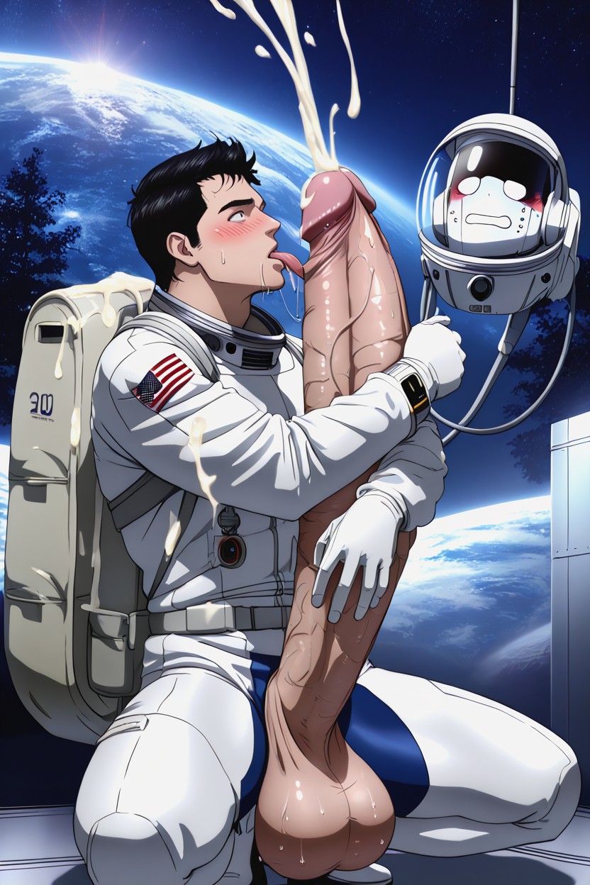 Kissing Cock, All Characters Are Male Men, Hd Porno gay IA