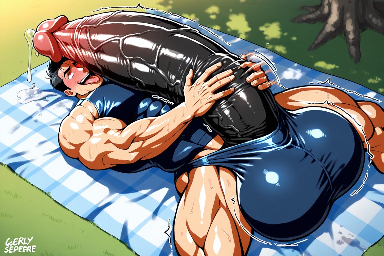 K, Japanese, Hugging Cock AI Gay Porn