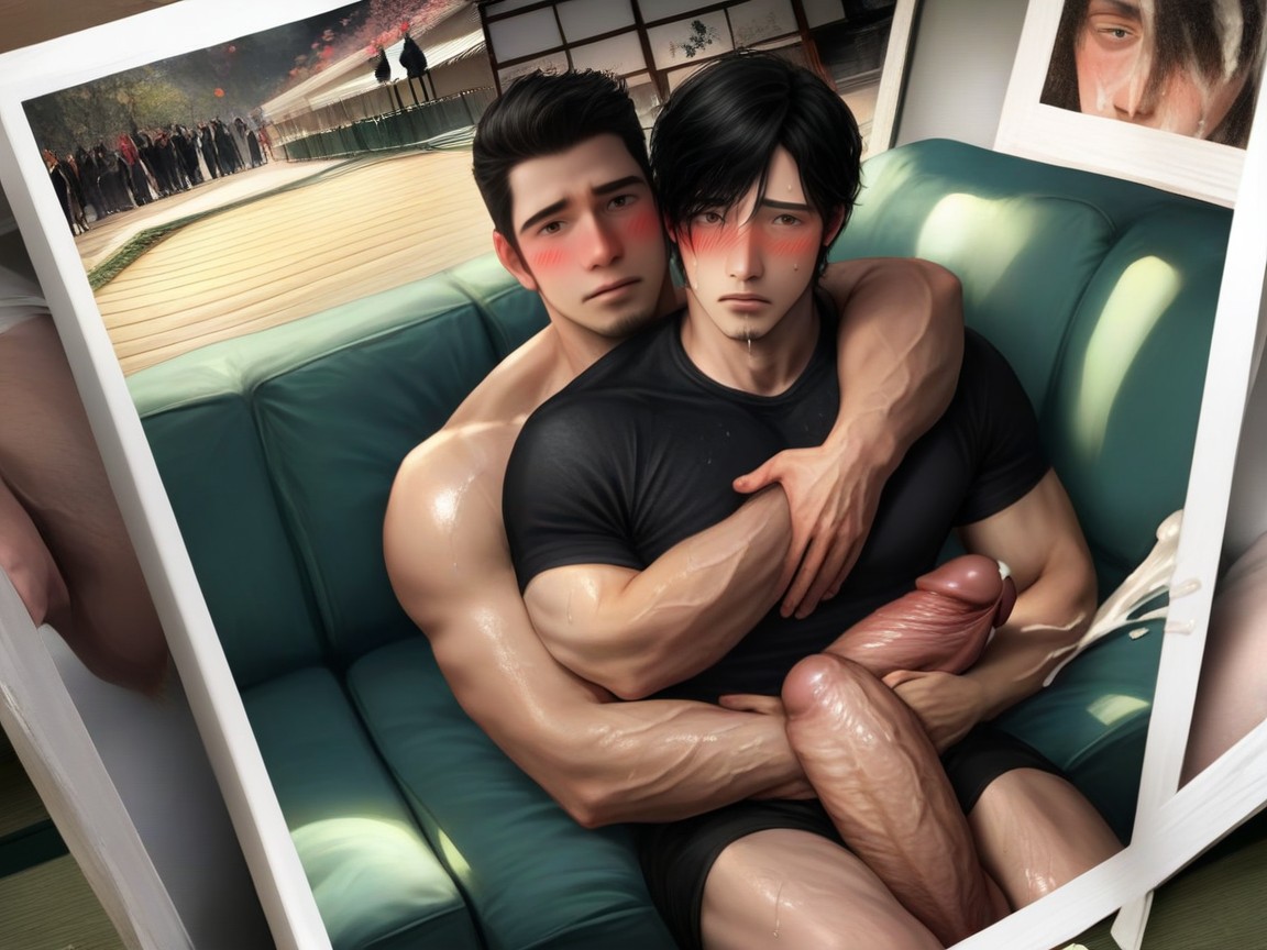 Some Standing Some Sitting, Fix Anatomy, Gay AI Gay Porn