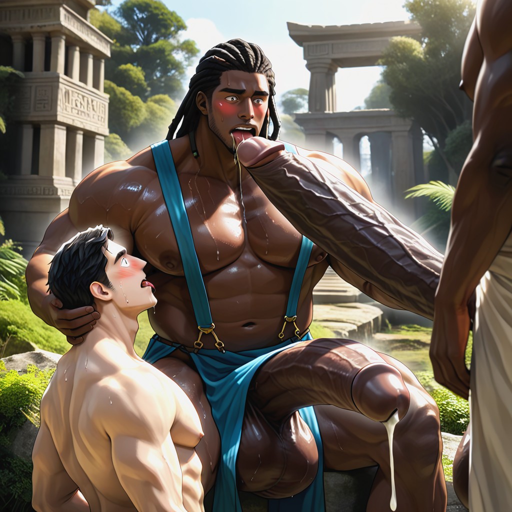 Looking Embarassed, Harem, Intimate AI Gay Porn