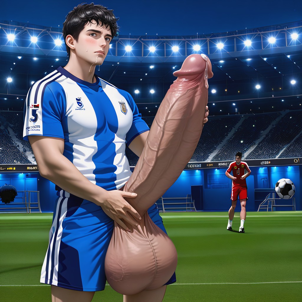 Giant Erect Bulge, Black Hair, Hq Porno gay IA