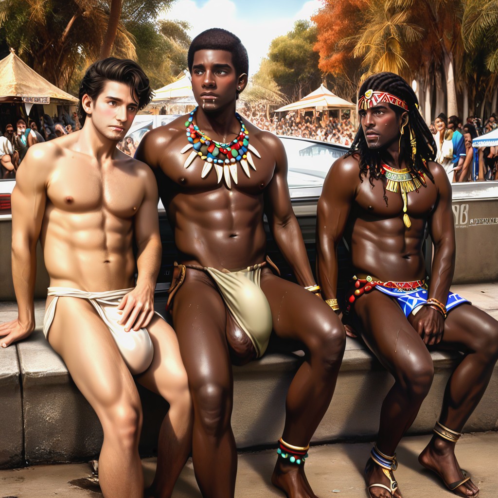 Africa, 30+, Cock Too Big To Hide AI Gay Porn