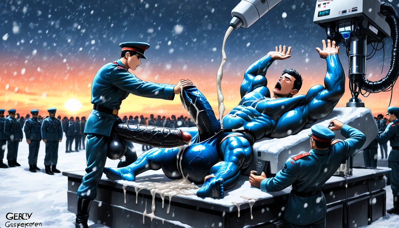 Hugging Cock, Extremely Revealing Clothing, Military AI同性戀黃片