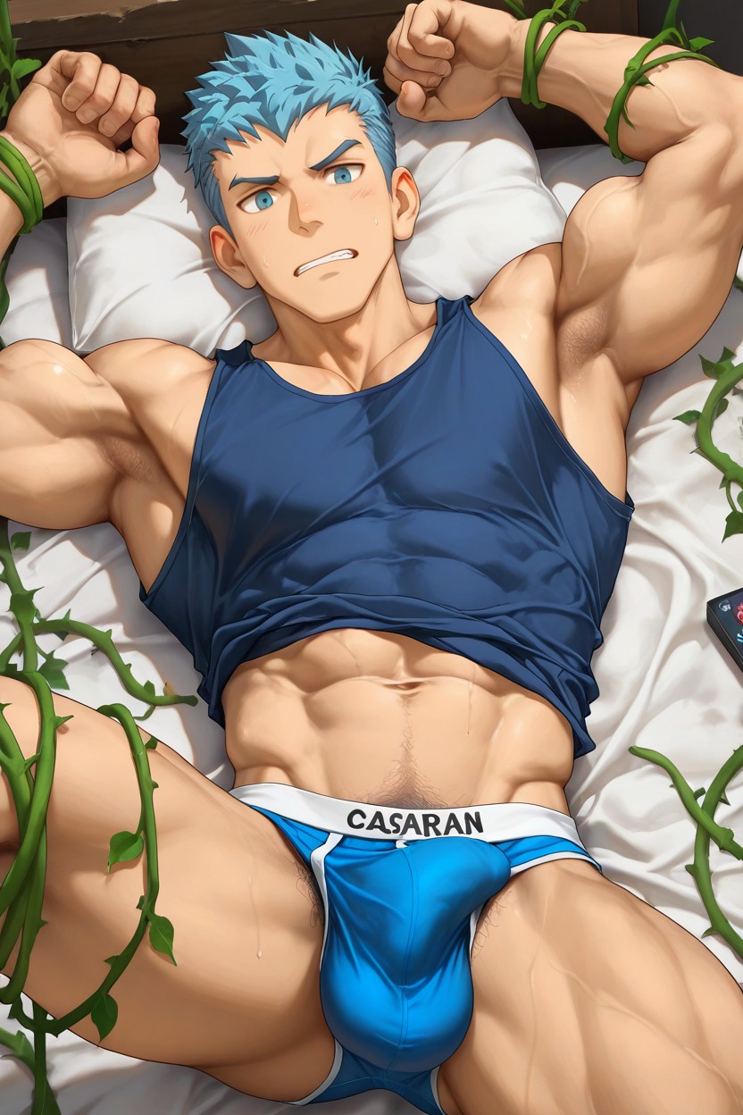 Laying On Back, Artistnayoshi, Beitemian Art Style AI Gay Porn