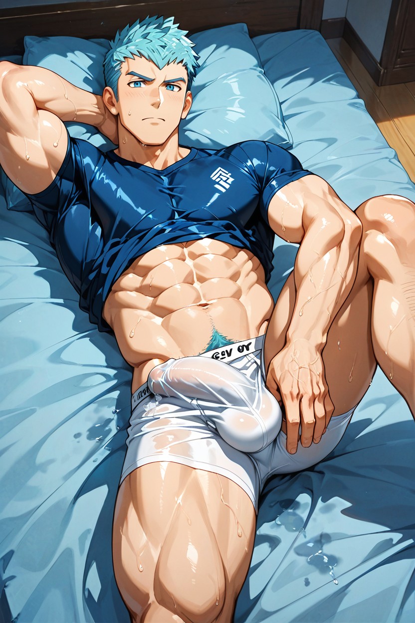 Volumetric Light, Male, Hard Cock In Underwear AI同性戀黃片