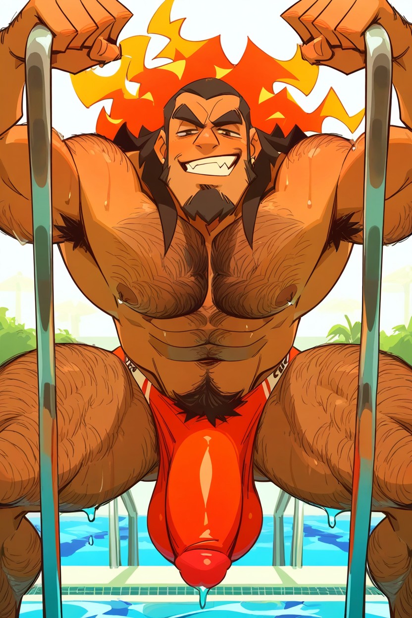 Broad Shoulders, Gigantic Penis, Big Bulge AI同性戀黃片