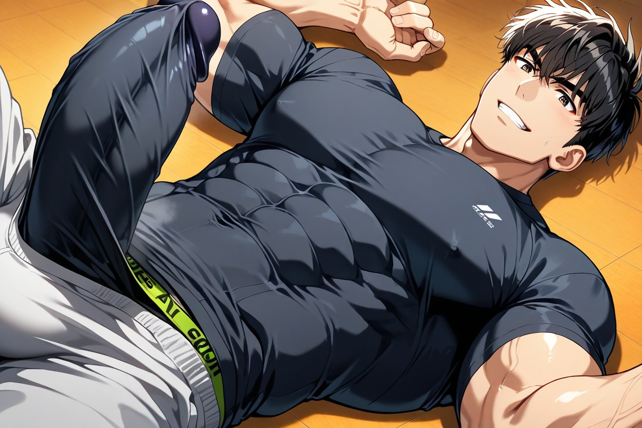 Bulge, Penis Bigger Than Body, Impossible Gigantic Penis Pornografia gay com IA
