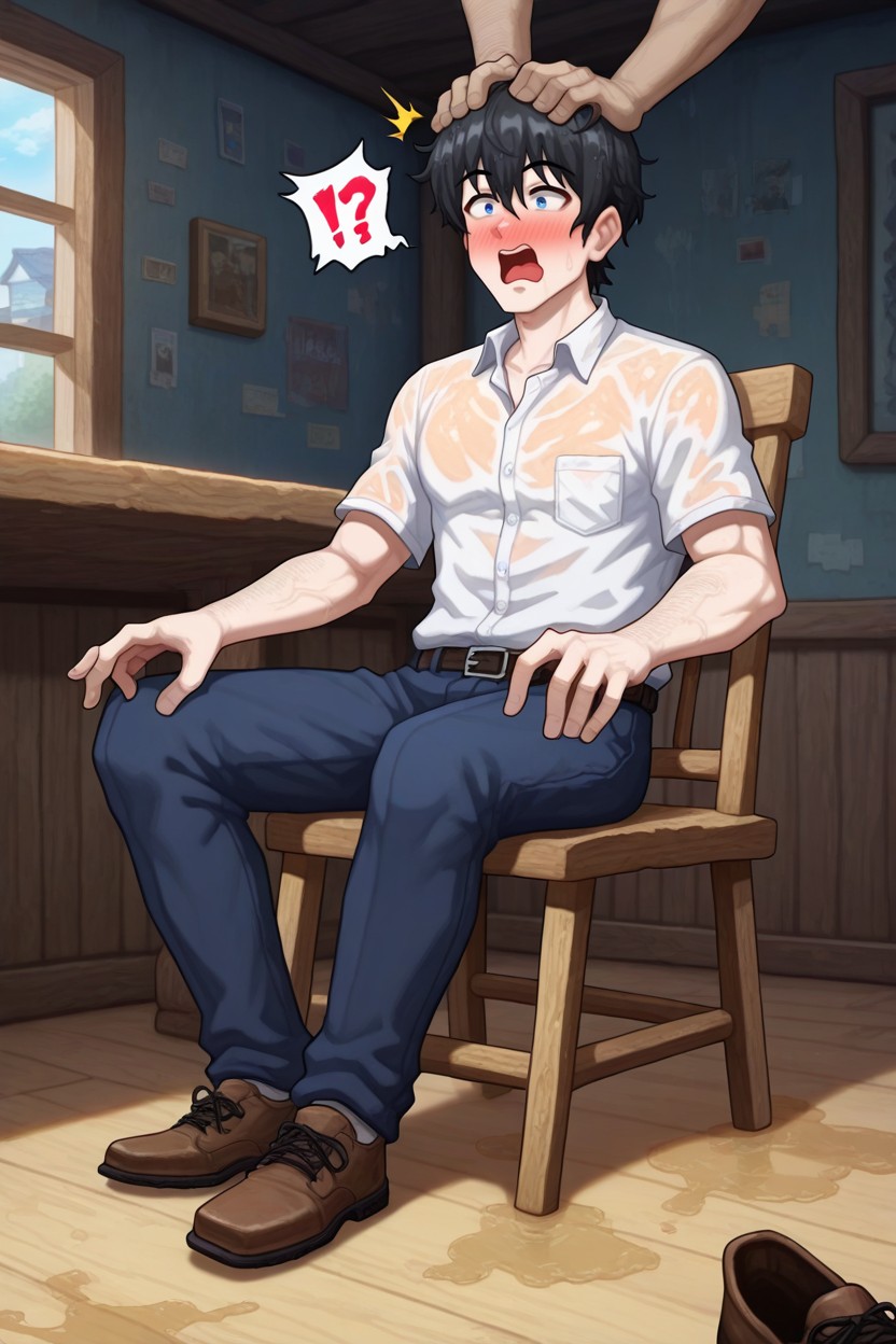Weakling, Blindfolded, Moving His Head AI同性戀黃片