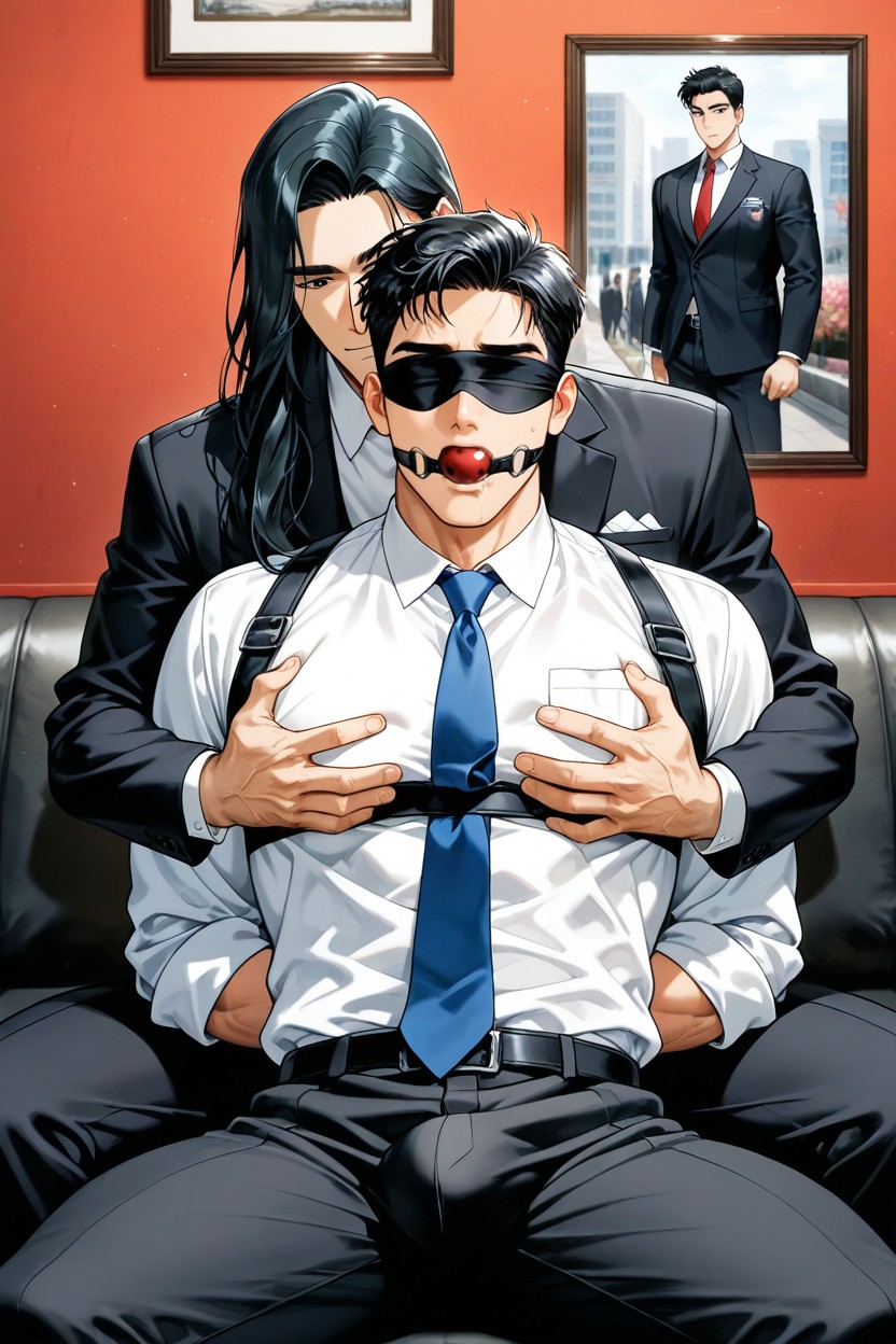 Black Hair, Black Hair, Black Office Pants AI同性恋黄片