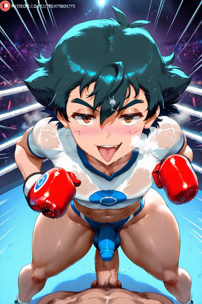 Focus On Butt, Perfect Anatomy, Extremely Sweaty AI Gay Porn