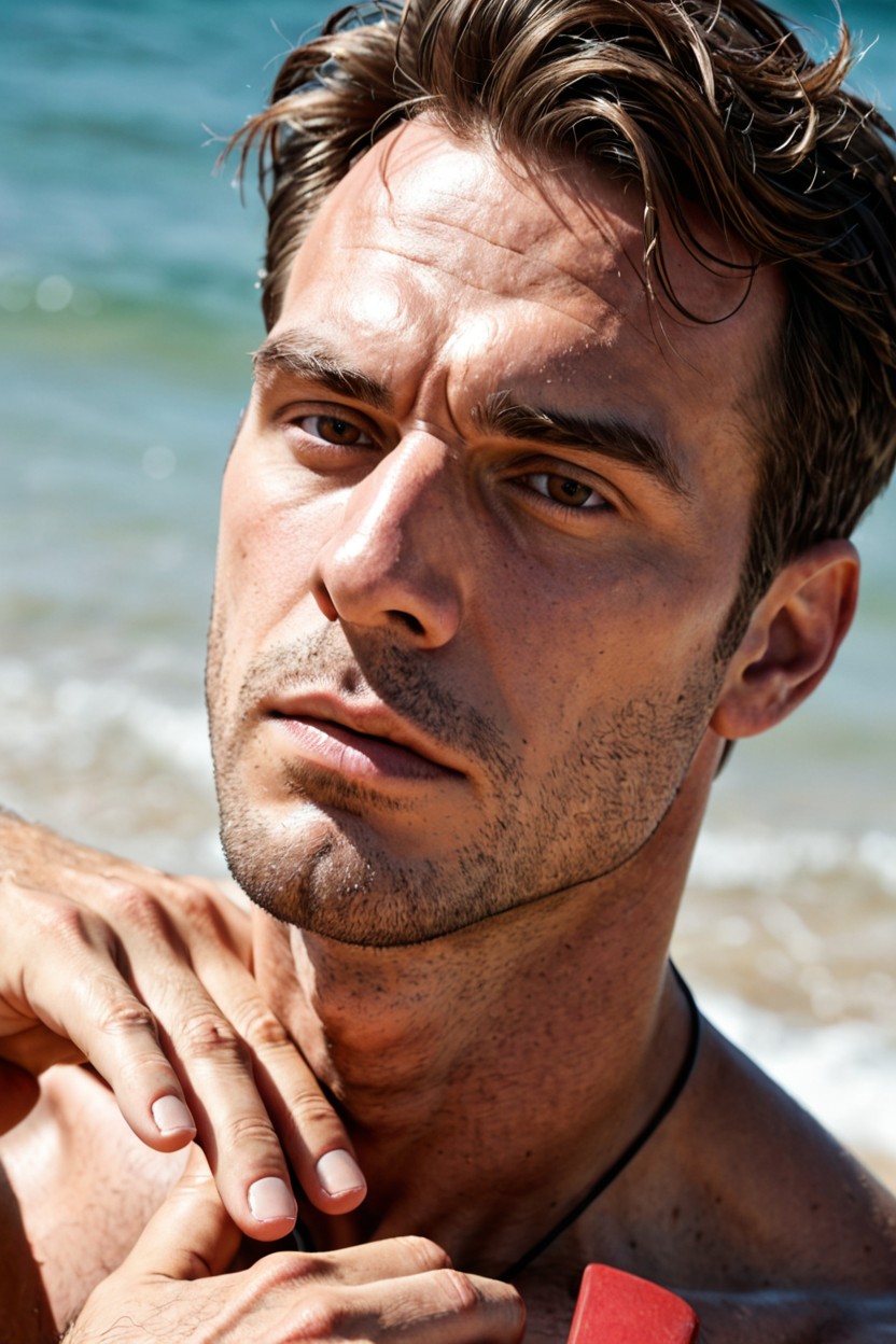 Strong Softly Tapered Jawline, Tobias Eaton From Divergent Adult Male, Closer-set Eyes Porno gay IA