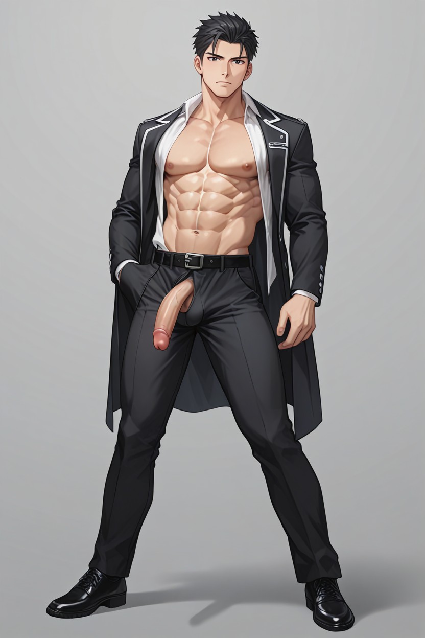 Sexy Model Pose, Legs Apart, Solo AI同性戀黃片